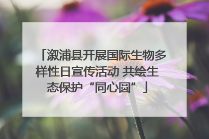 溆浦县开展国际生物多样性日宣传活动 共绘生态保护“同心圆”