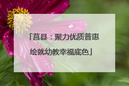 莒县：聚力优质普惠 绘就幼教幸福底色