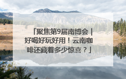 聚焦第9届南博会｜好喝好玩好用！云南咖啡还藏着多少惊喜？