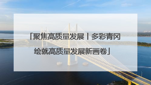 聚焦高质量发展丨多彩青冈 绘就高质量发展新画卷