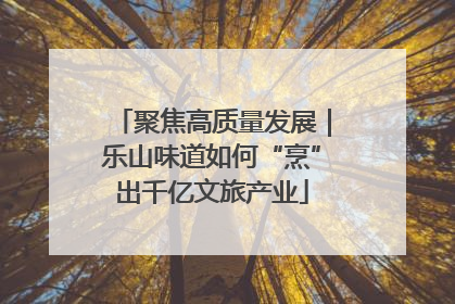聚焦高质量发展｜乐山味道如何“烹”出千亿文旅产业
