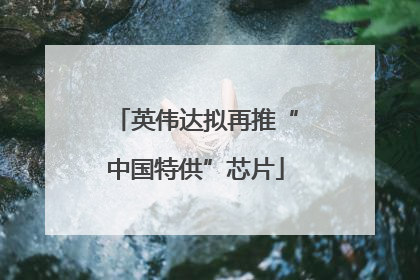 英伟达拟再推“中国特供”芯片