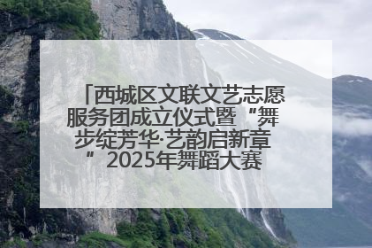 西城区文联文艺志愿服务团成立仪式暨“舞步绽芳华·艺韵启新章”2025年舞蹈大赛展演圆满举办