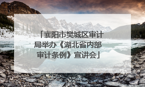 襄阳市樊城区审计局举办《湖北省内部审计条例》宣讲会