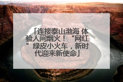 连接泰山渤海 体验人间烟火！“网红”绿皮小火车，新时代迎来新使命