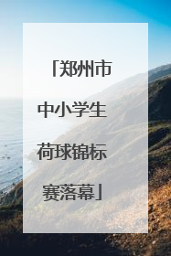 郑州市中小学生荷球锦标赛落幕