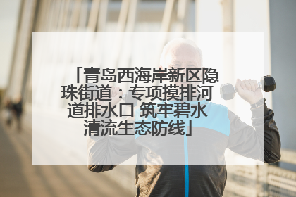 青岛西海岸新区隐珠街道：专项摸排河道排水口 筑牢碧水清流生态防线