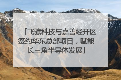 飞骧科技与嘉善经开区签约华东总部项目，赋能长三角半导体发展