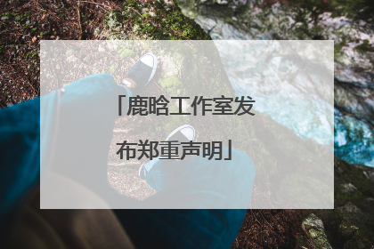 鹿晗工作室发布郑重声明