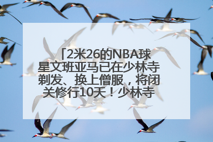 2米26的NBA球星文班亚马已在少林寺剃发、换上僧服，将闭关修行10天！少林寺回应：人在寺里
